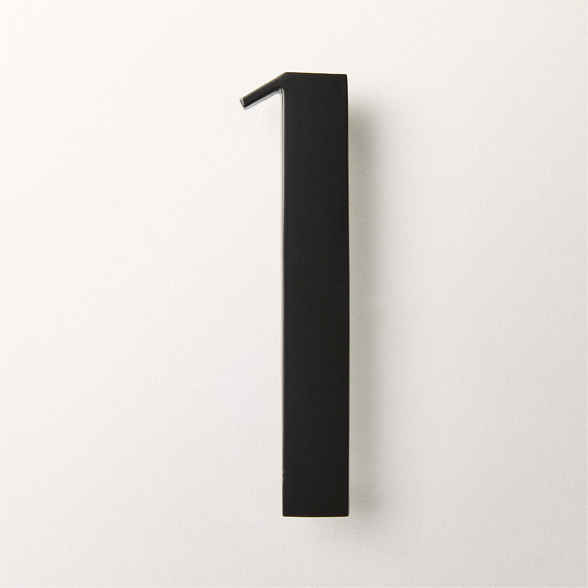 Lombard 6" Aged Brass House Number 0 | CB2 | CB2
