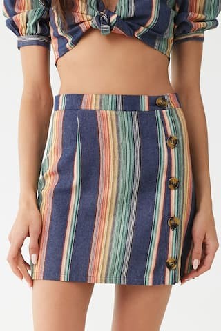 Striped Mini Skirt | Forever 21 (US)
