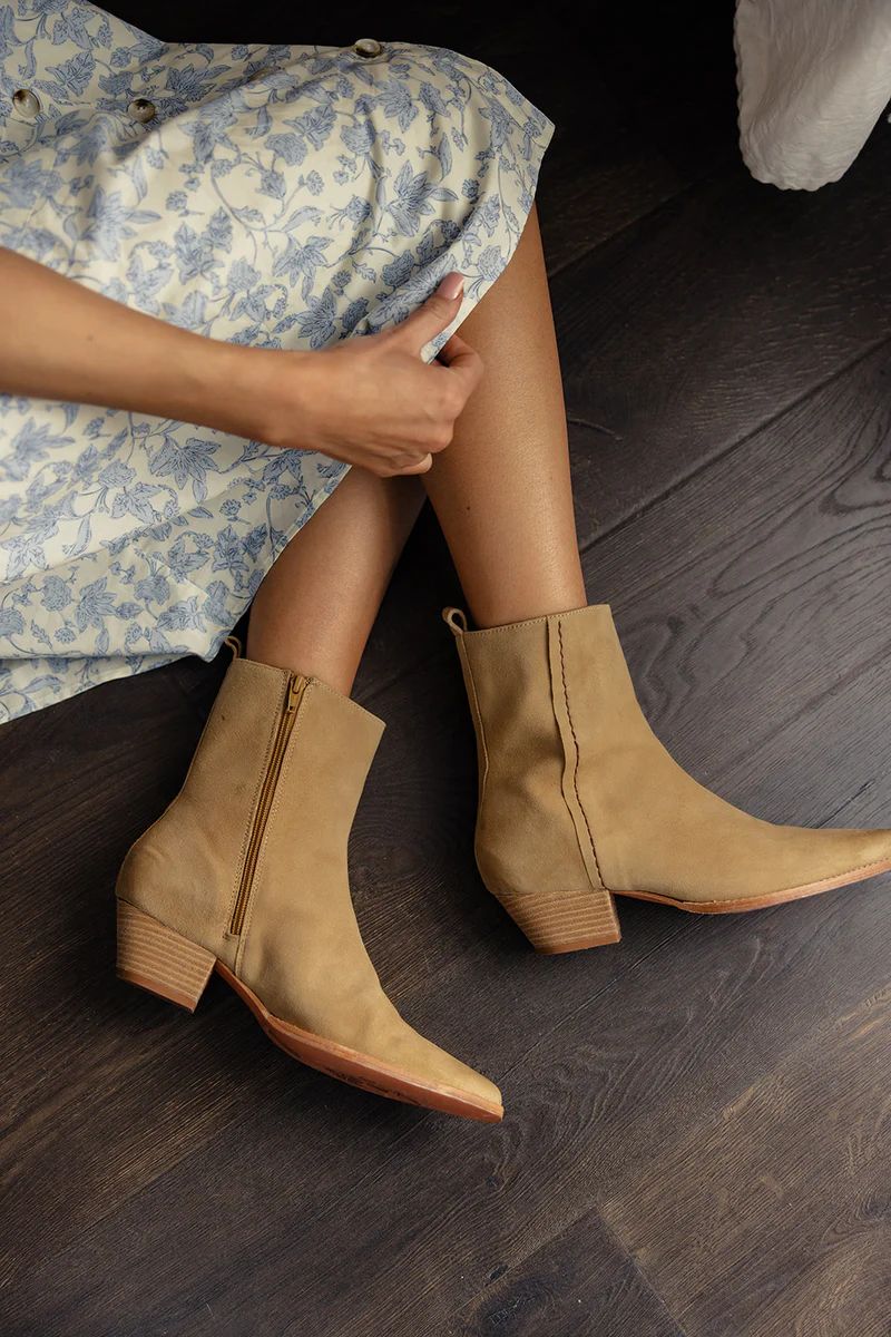 Free People Bowers Embroidered Bootie | Roolee