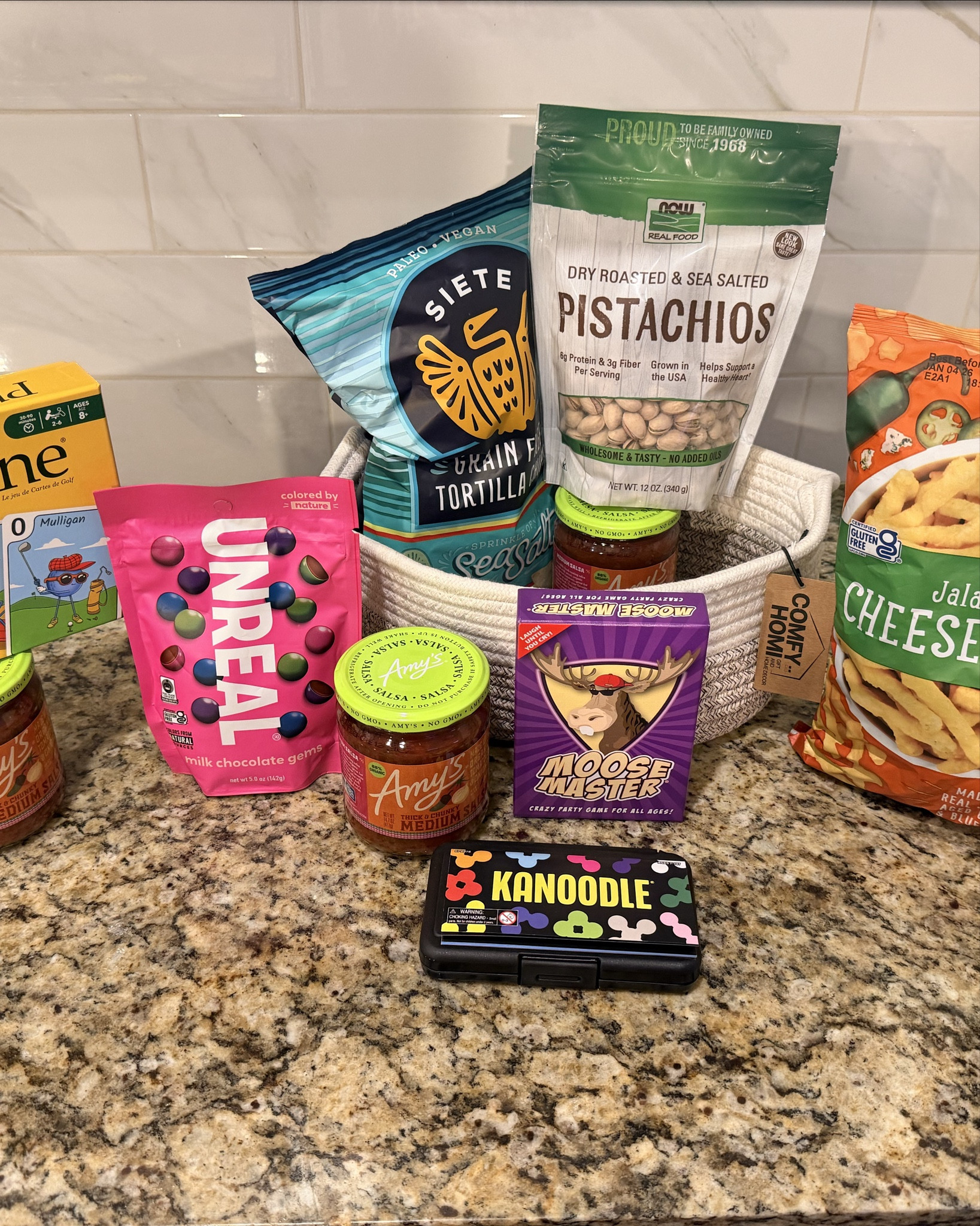 Got this basket for Christmas from my parents , for game night with my family 

#LTKHome #LTKSaleAlert