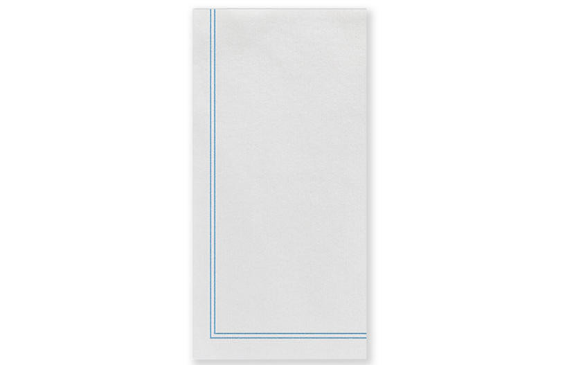 S/50 Papersoft Linea Guest Towels, Light Blue | One Kings Lane