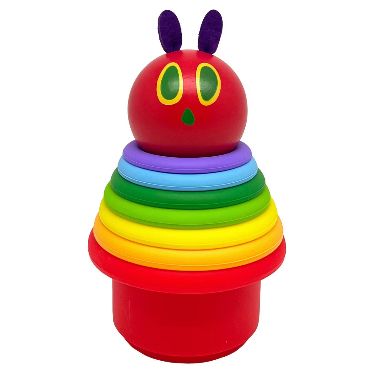 Eric Carle The Very Hungry Caterpillar Bath Time Silicone Stacking Cup Set - 8pc | Target