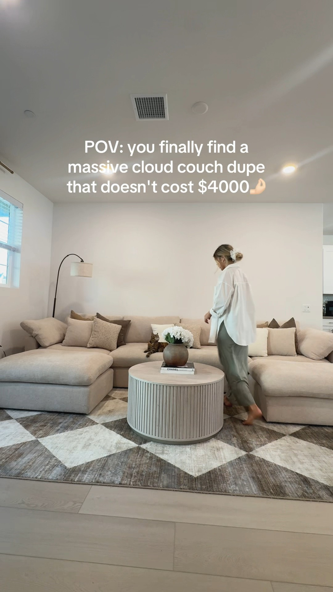 I've been wanting a cloud couch dupe, but DID NOT want to spend $12,000🤯

I grabbed this one from wayfair for less than half that🙌🏼

if this is the one you want, make sure you choose the color: chenille beige🤎 

#cloudcouch  #cloudcouchdupe  #livingroom  #livingroomdecor  #neutrallivingroom #neutralhome #wayfair #wayfaircouch

#LTKHome #LTKU #LTKSaleAlert