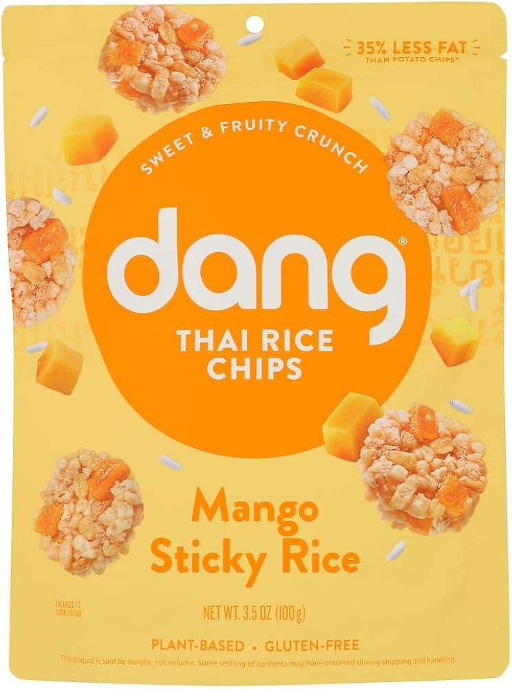 Dang Mango Sticky Thai Rice Chips, 3.5 OZ | Amazon (US)