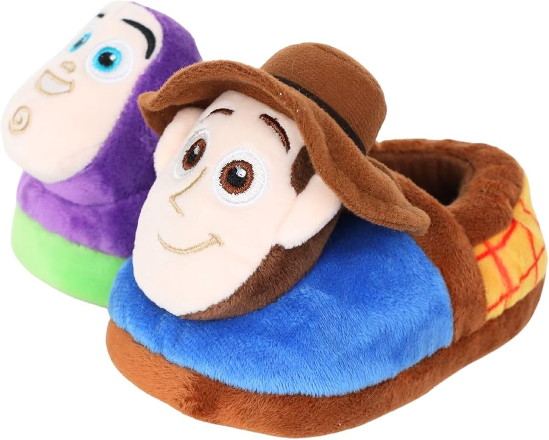 Ground Up Toy Story Kids Slippers Boys Buzz Lightyear and Woody | Amazon (US)