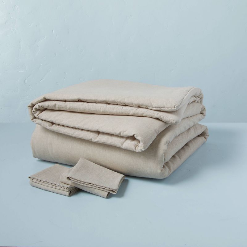 Linen Blend Duvet Set - Hearth & Hand™ with Magnolia | Target