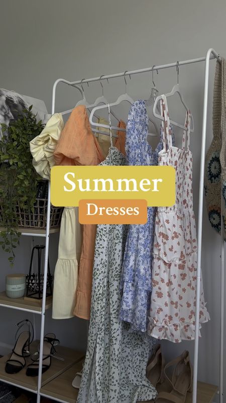 Summer dresses, all from JCpenny except the pink and white, I linked a similar one from American Eagle, size 5 in the blue, size large in the yellow, size medium in the orange, size small in the long white and green, affordable dresses, summer fashion 

#LTKVideo #LTKFindsUnder50 #LTKSaleAlert