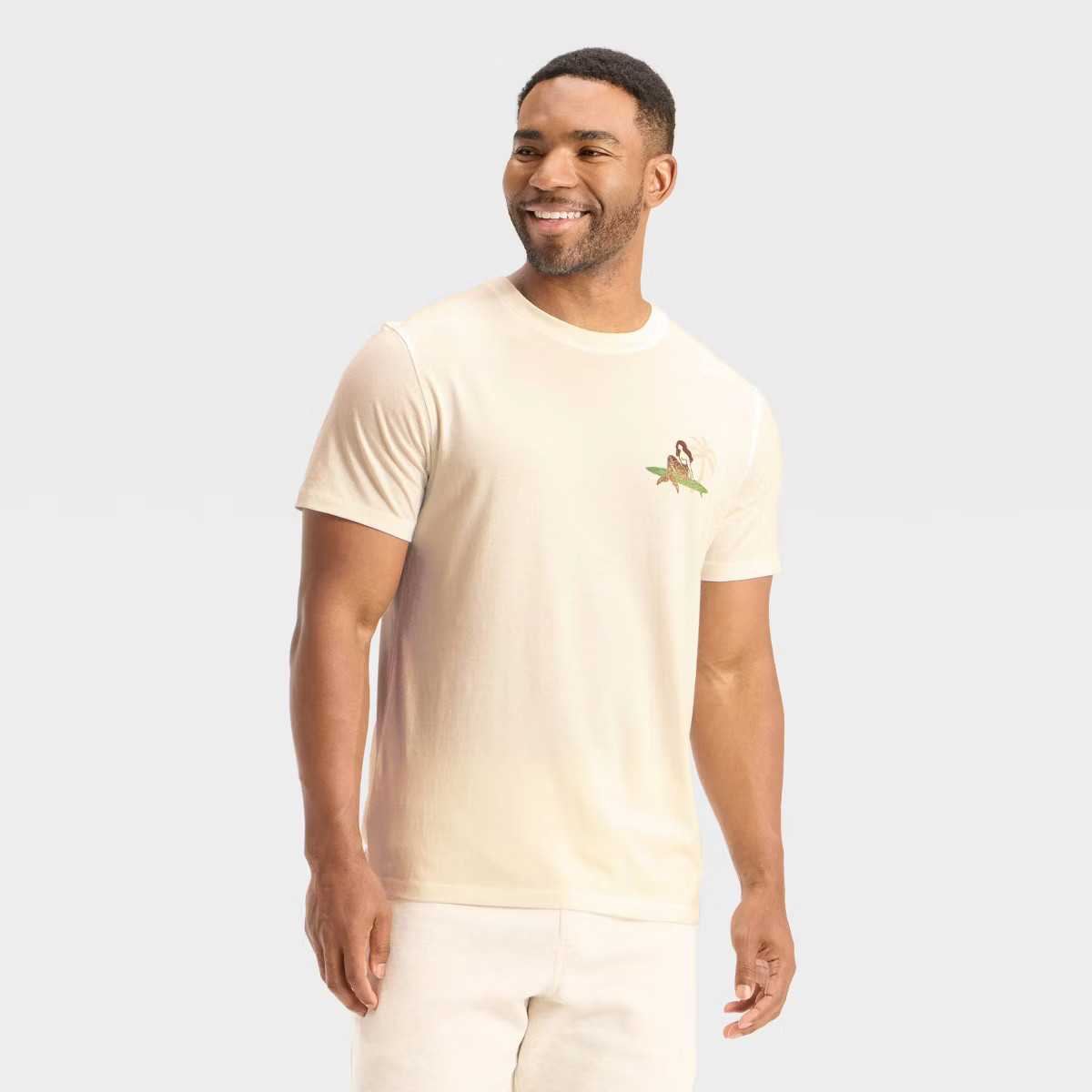 Men's Short Sleeve Graphic T-Shirt - Goodfellow & Co™ White | Target