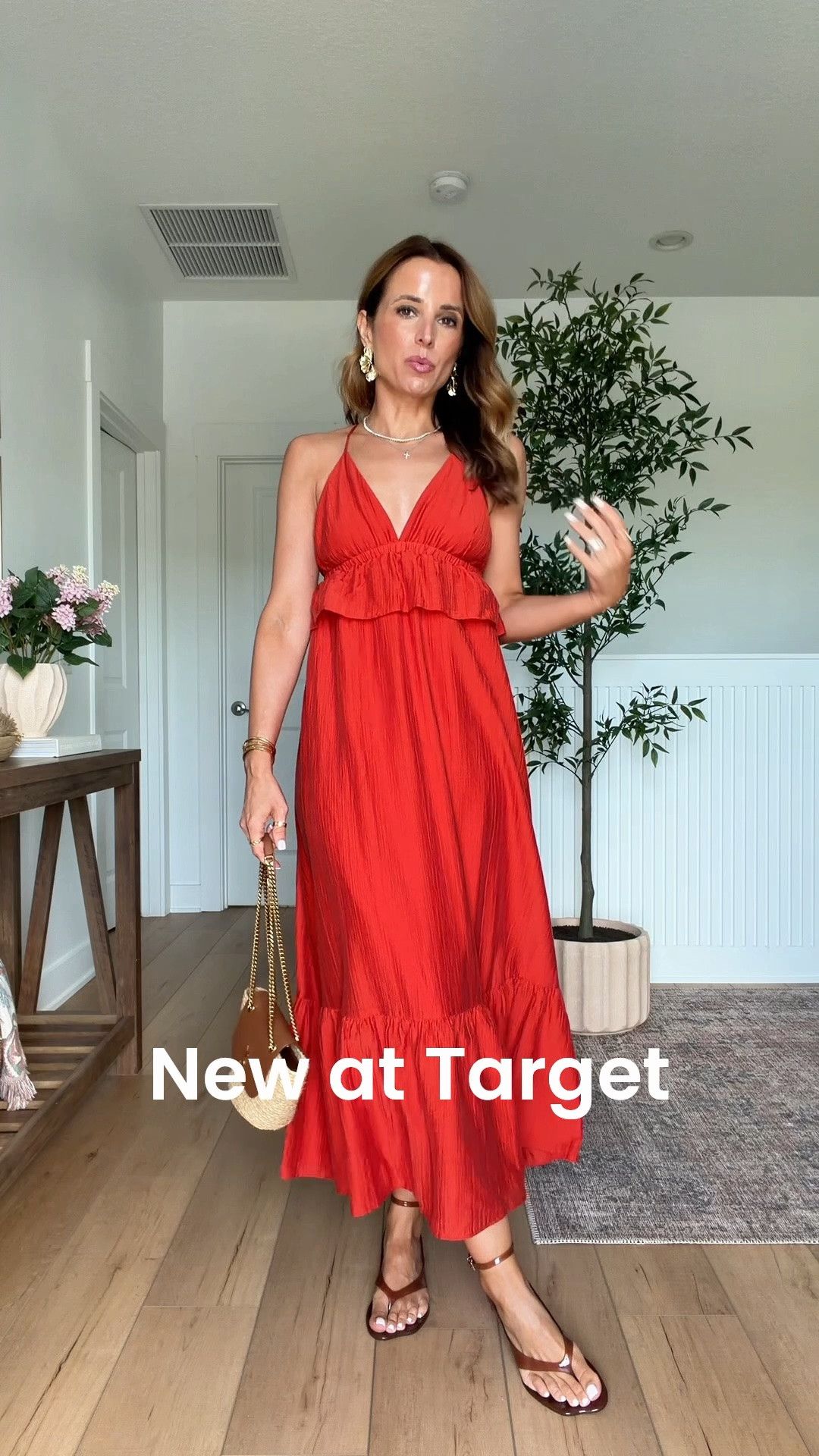 New Target arrivals for summer and early fall! Resort outfit. Resort dress. Vacation dress. Vacation outfit. Wearing XS. Summer dress. Summer outfit. Jelly sandals. YSL raffia bag.

#LTKootd #LTKgrwm #LTKTravel