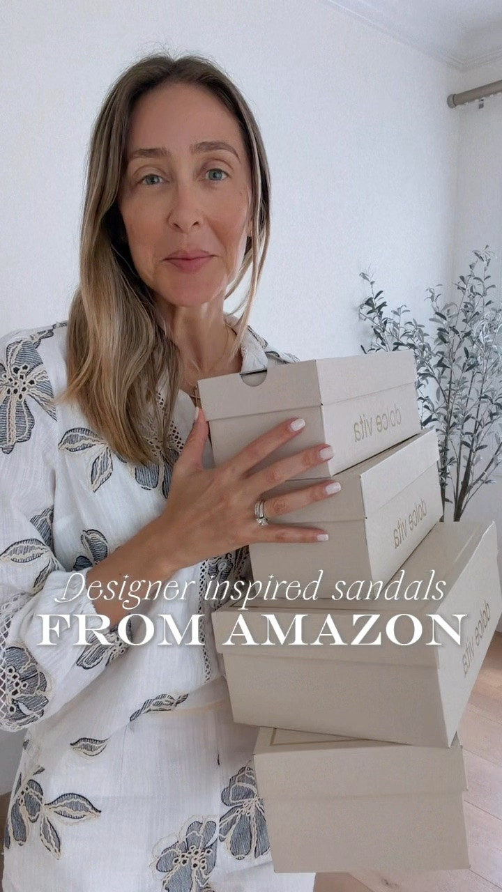 Designer inspired sandals from Amazon for a fraction of the price. Summer sandals, comfy sandals on a budget

#LTKootd #LTKU #LTKSeasonal