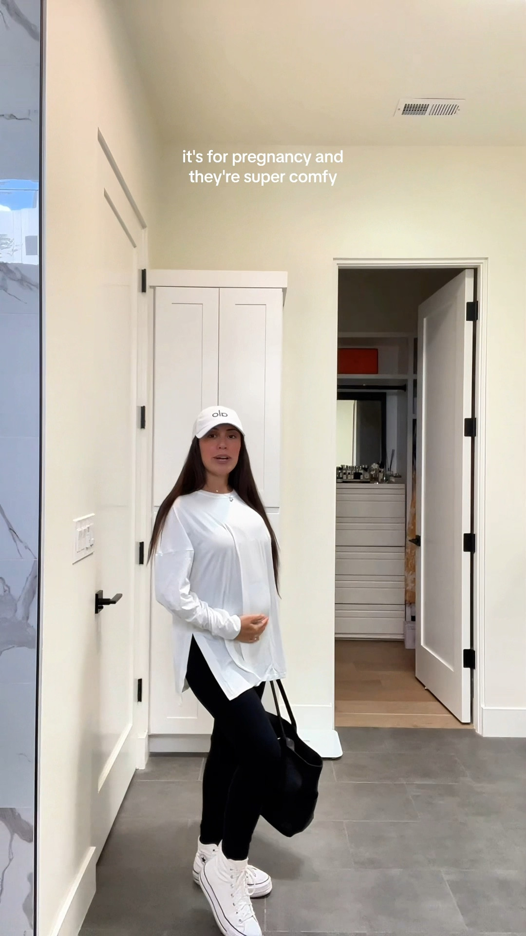 Comfy everyday pregnancy outfit✔️ 
#pregnantlife #pregnancyoutfit #pregnancytok #18weekspregnant #pregnancybump #pregnanttiktok #ootdinspo #outfitoftheday #fitcheck #ltkunder50 #pregnancyfashion #amazonfashion #liketkit  #ltkbump #ltkstyletip #pregnancyleggings #aloyoga #pregnantbelly #momlife #maternityfashion 

#LTKFindsUnder50 #LTKStyleTip #LTKBump