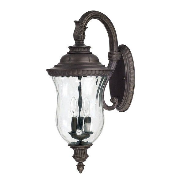 Capital Lighting Ashford Collection 3-light Old Bronze Outdoor Wall Lantern | Bed Bath & Beyond