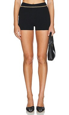 Nana Jacqueline Kennedy Knit Shorts in Black from Revolve.com | Revolve Clothing (Global)