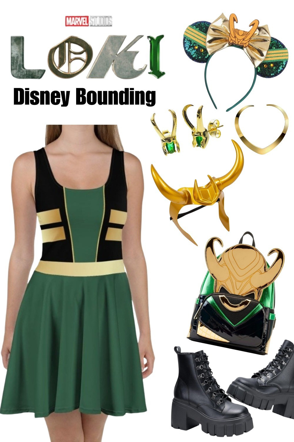 Loki outfit idea Disney Bounding womens Loki dress Marvel

#LTKStyleTip #LTKTravel #LTKFindsUnder100