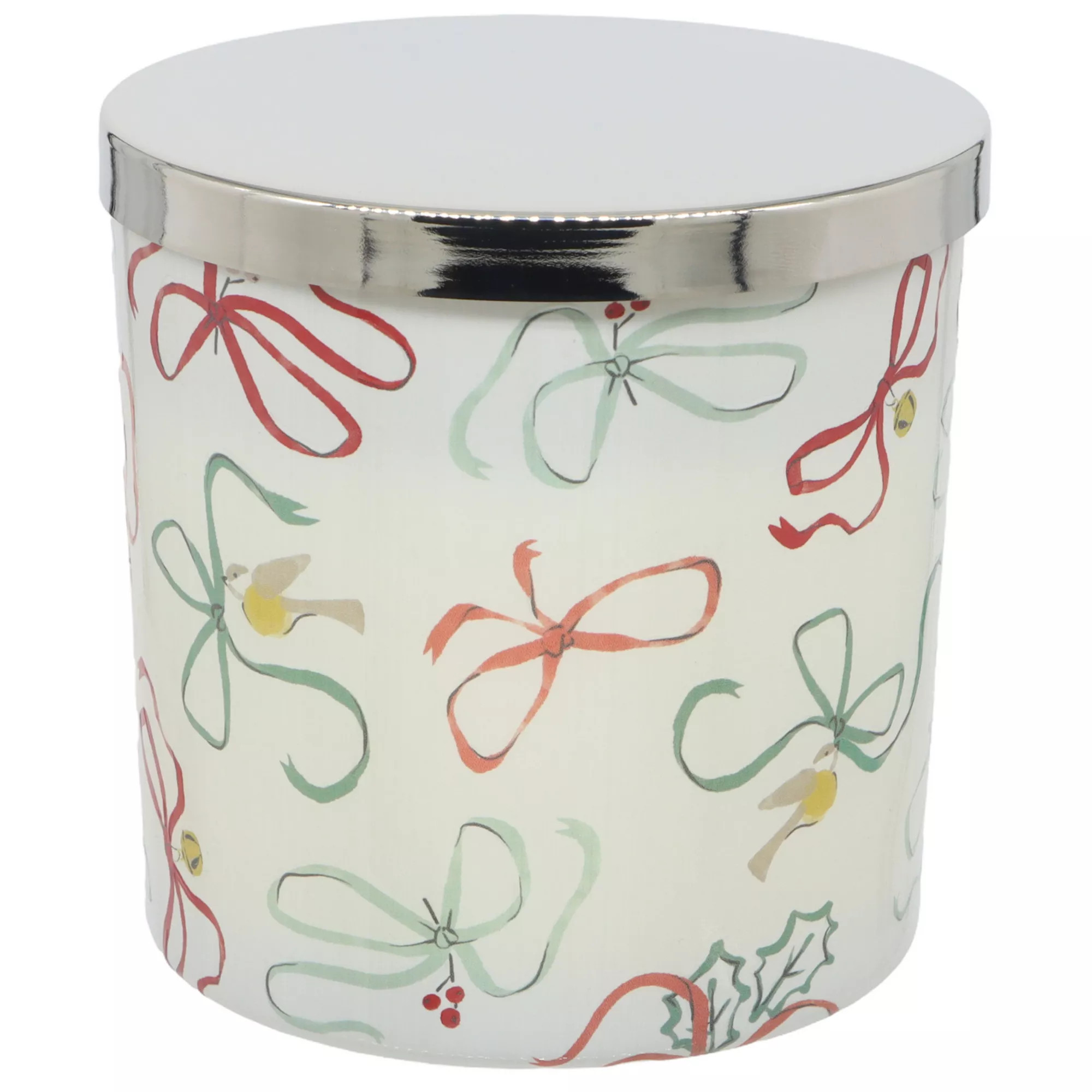 Sonoma Goods For Life® Winter Berry & Spruce Holiday Bows Decal Candle | Kohl's