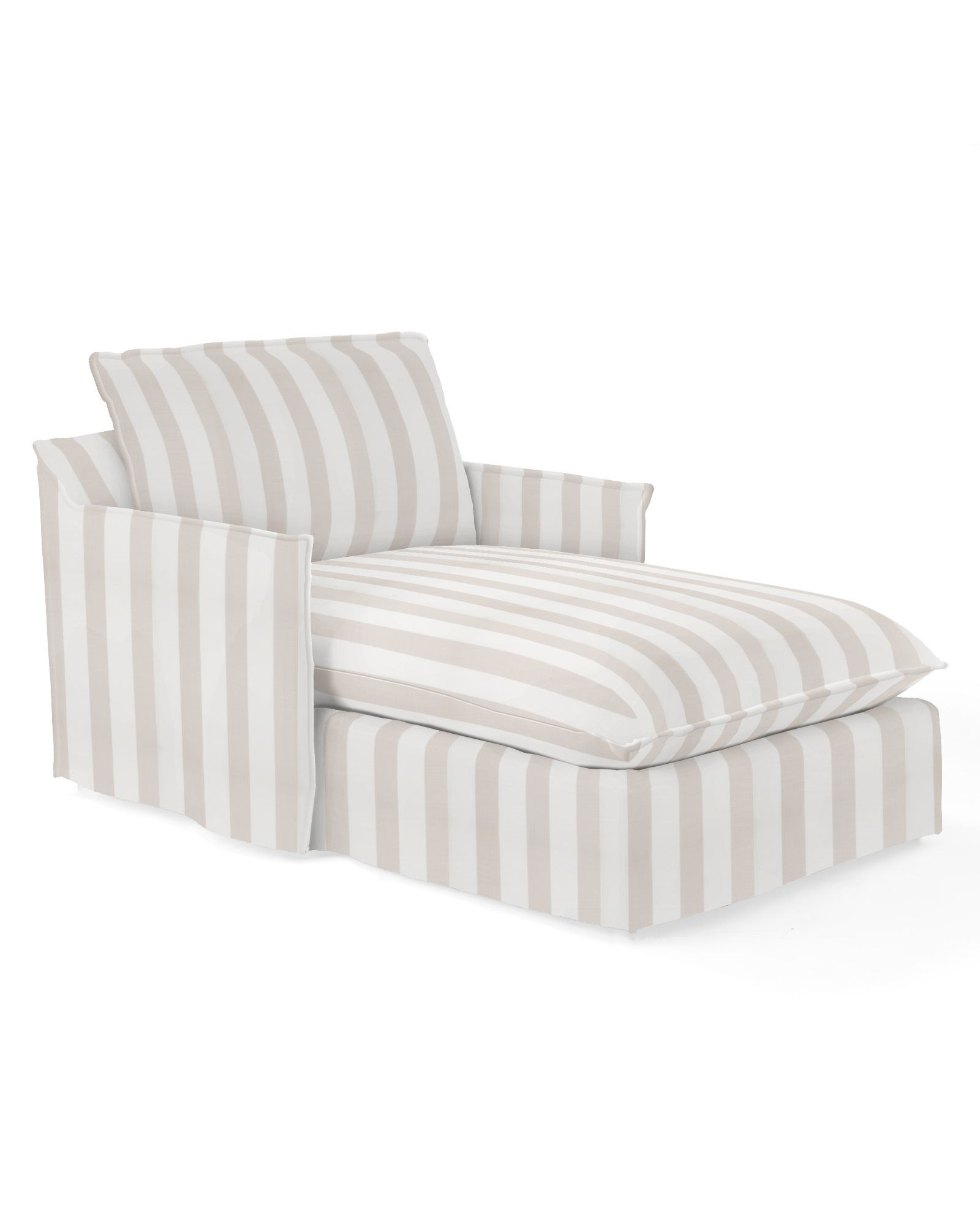 Sundial Wide Chaise - Slipcovered | Serena and Lily