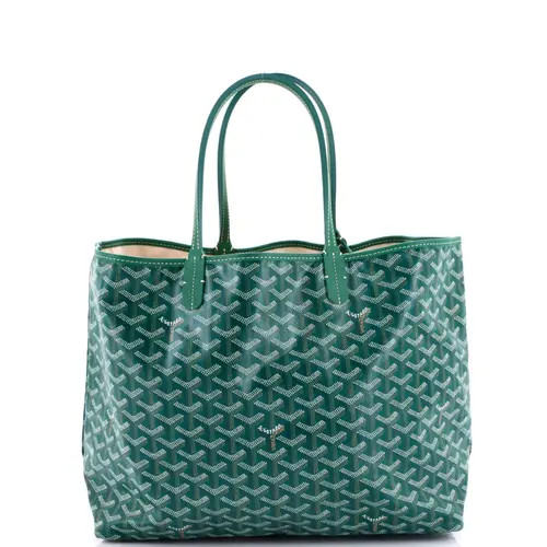 Pre-Owned Goyard Saint Louis Tote Coated Canvas PM in Green at Nordstrom, Size Medium | Nordstrom