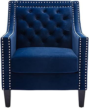 Dolonm Accent Chair with Arms Mid Century Modern Decorative Side Chair Upholstered Reading Chair ... | Amazon (US)