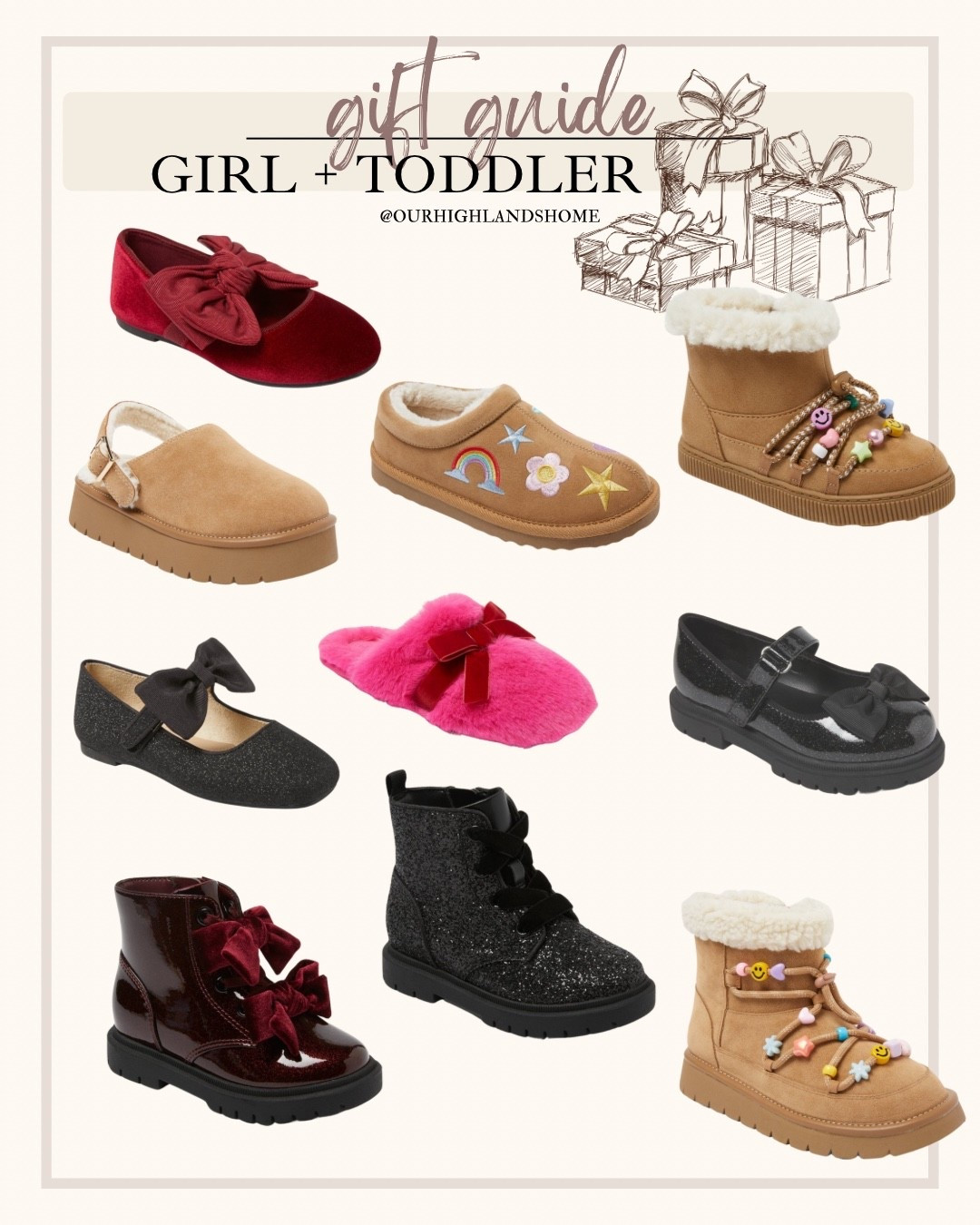 girls and toddler shoes for winter. sooo cute 

#LTKSeasonal #LTKHoliday #LTKGiftGuide