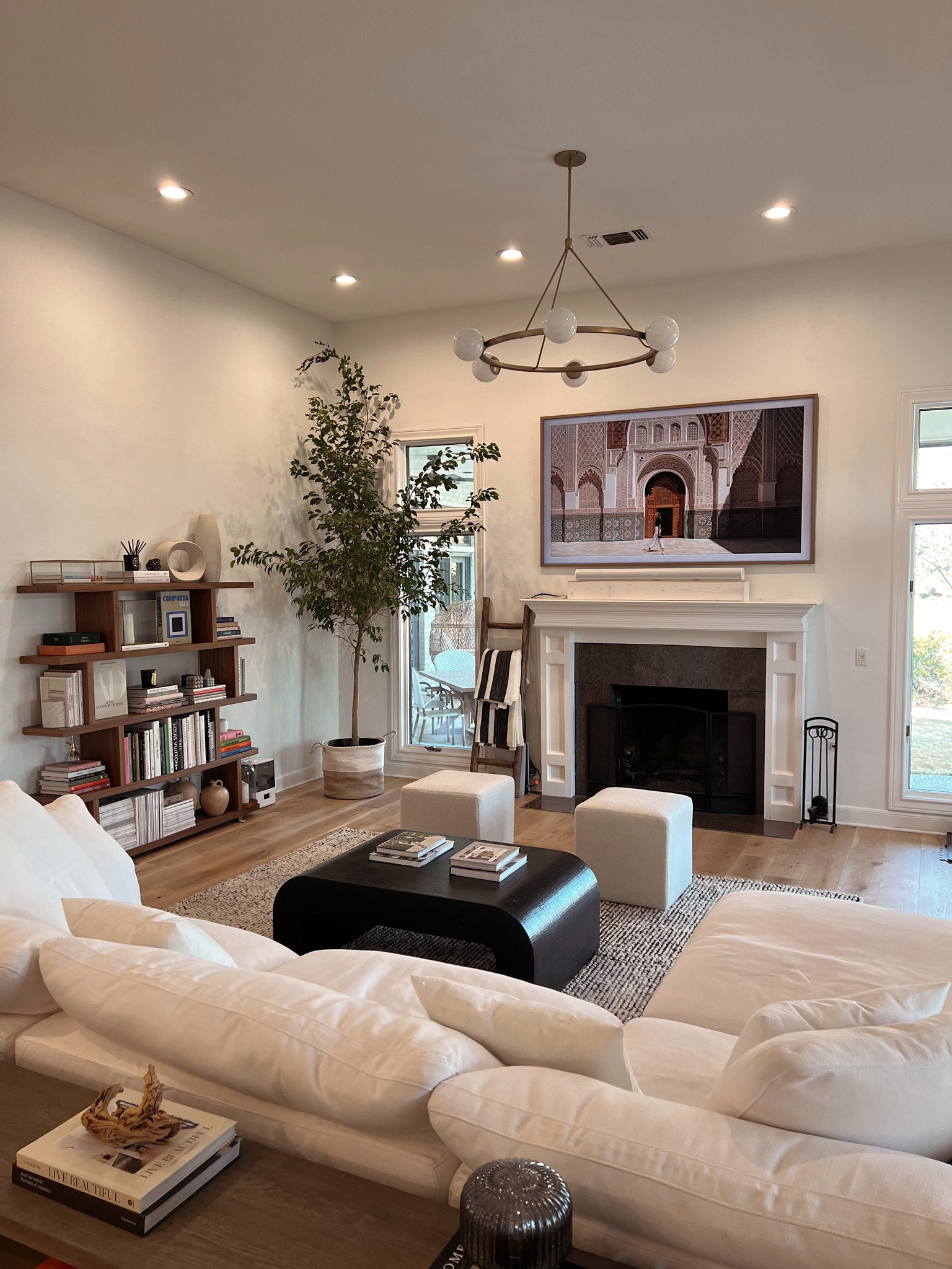 A little green goes along way! Finally found the most perfect natural tree for this corner, and added the cubes to closet in our living room. Linked everything including a faux version of our ficus in case you’re not in the mood to keep things alive 😂

#LTKhome
