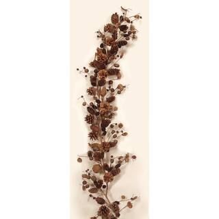 3.8 ft. Mixed Cone and Pod Garland 5668 - The Home Depot | The Home Depot