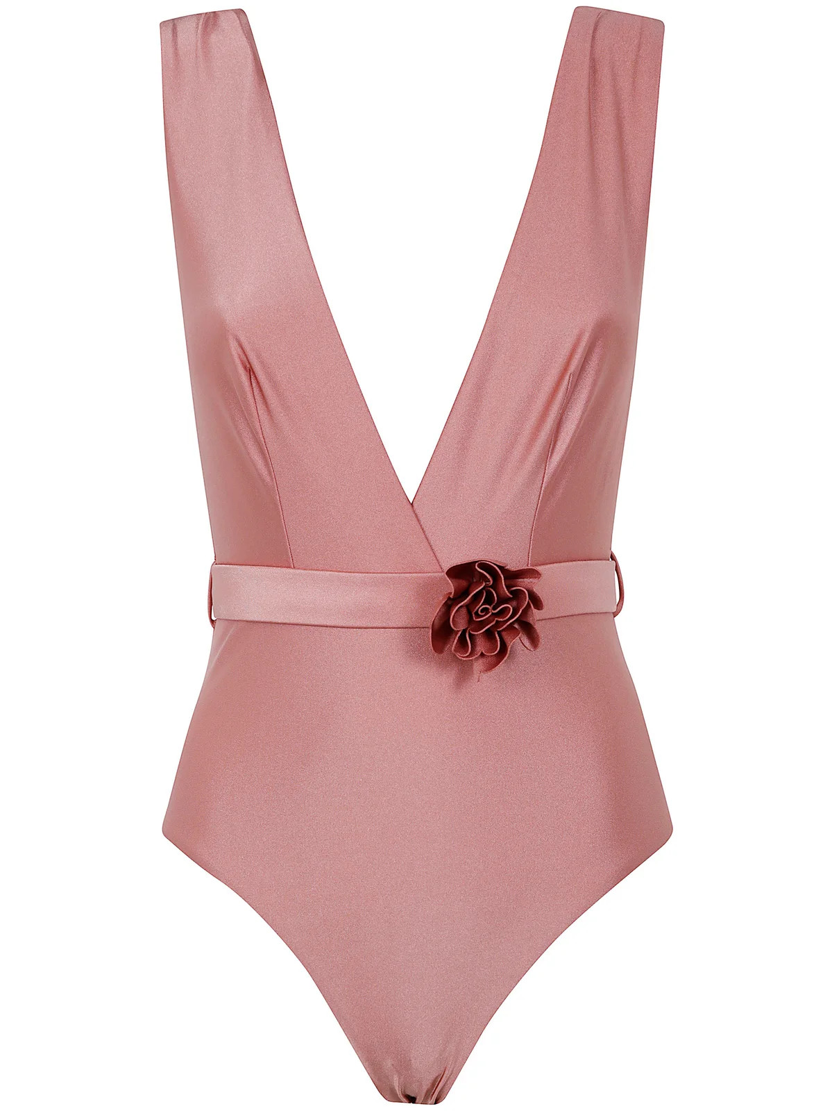 Zimmermann Lucky Plunge Flower 1PC Swimsuit | Cettire Global