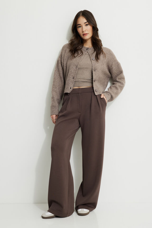 Alex Anywear Scuba Wide Leg Pants | Dynamite Clothing