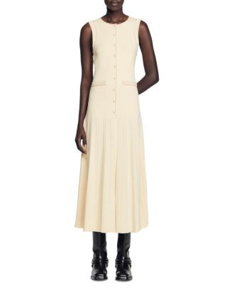 Sandro Naima Sleeveless Knit Midi Dress Women - Bloomingdale's | Bloomingdale's (UK)