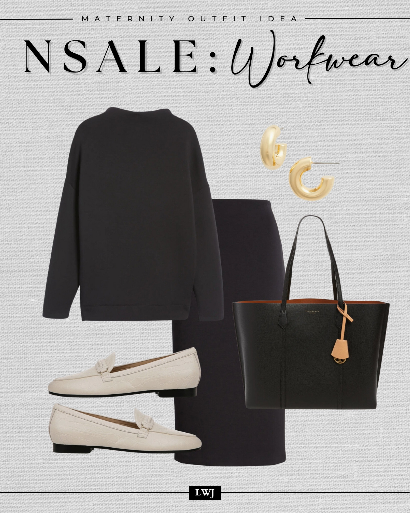 Maternity work outfit inspo styling pieces from the nsale 

Nordstrom anniversary sale / nsale / workwear / office outfit / smart casual / loafers / midi skirt / bump-friendlyy

#LTKxNSale #LTKBump #LTKWorkwear