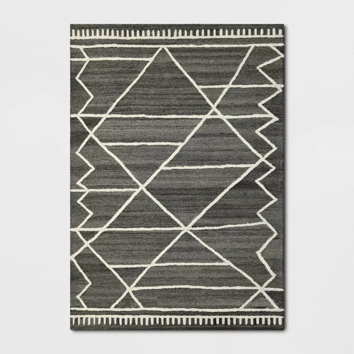 Hand Tufted Wool Area Rug Gray - Threshold™ | Target