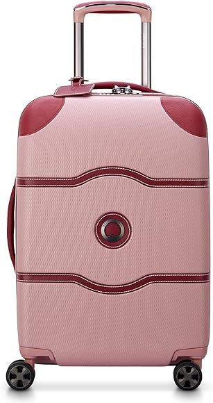 DELSEY Paris Chatelet Hardside 2.0 Luggage with Spinner Wheels, Pink, Carry-on 21 Inch | Amazon (US)
