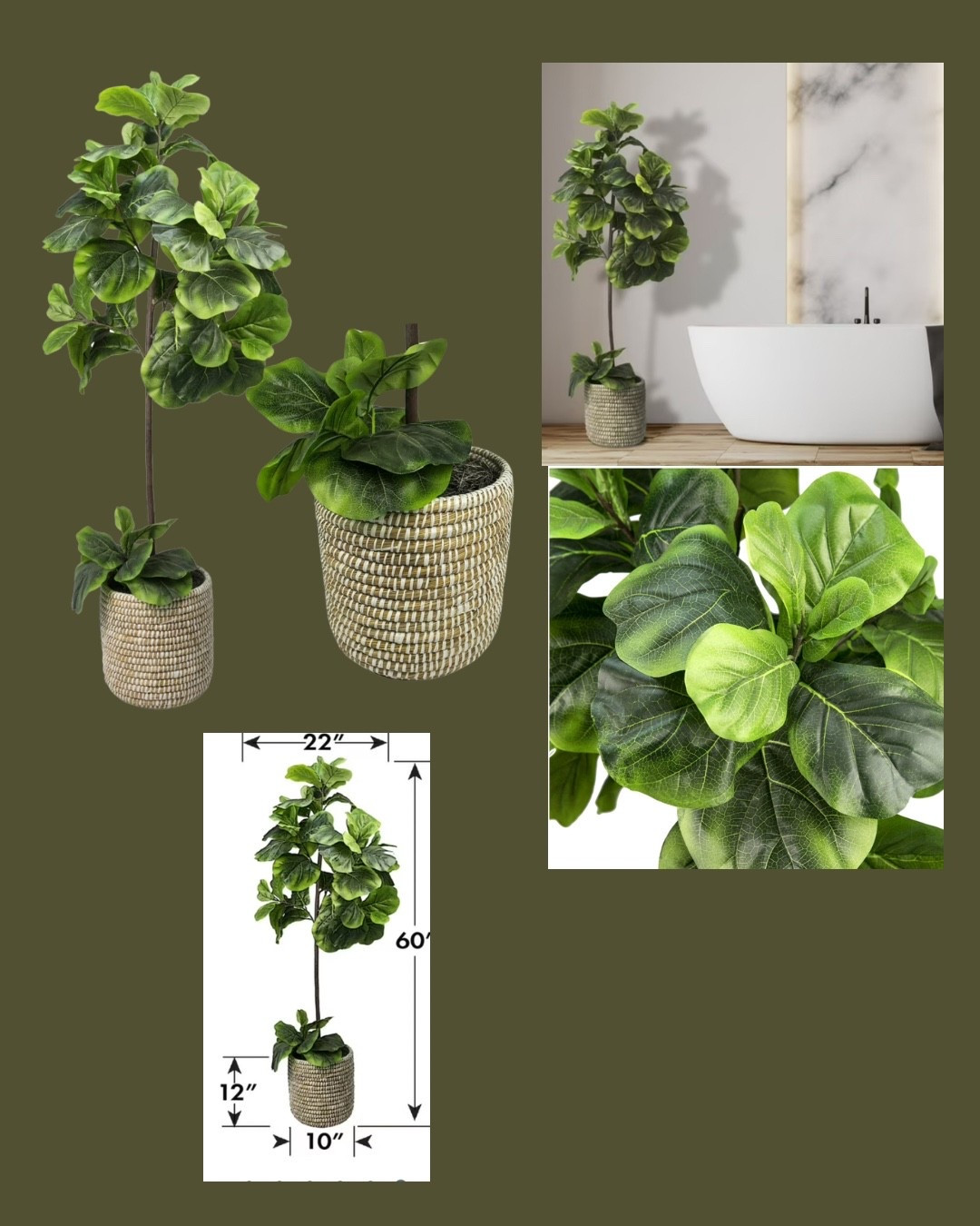 You will not believe the price of the 60 inch faux fig tree in a rope basket. Unbelievable 

#LTKSaleAlert #LTKU #LTKHome