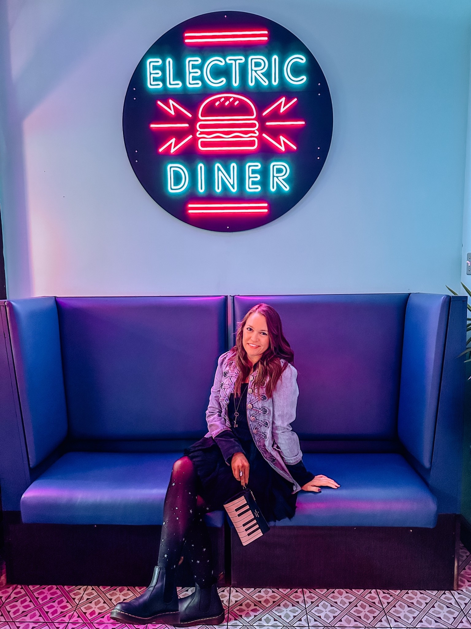 Concert fit!

Funky star tights, Sgt. Pepper’s jacket, Free People dress and Doc Marten Chelsea boots   