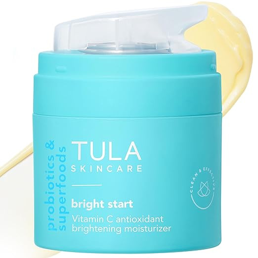 TULA Skin Care Bright Start Vitamin C Antioxidant Brightening Moisturizer - Lightweight Gel Cream... | Amazon (US)