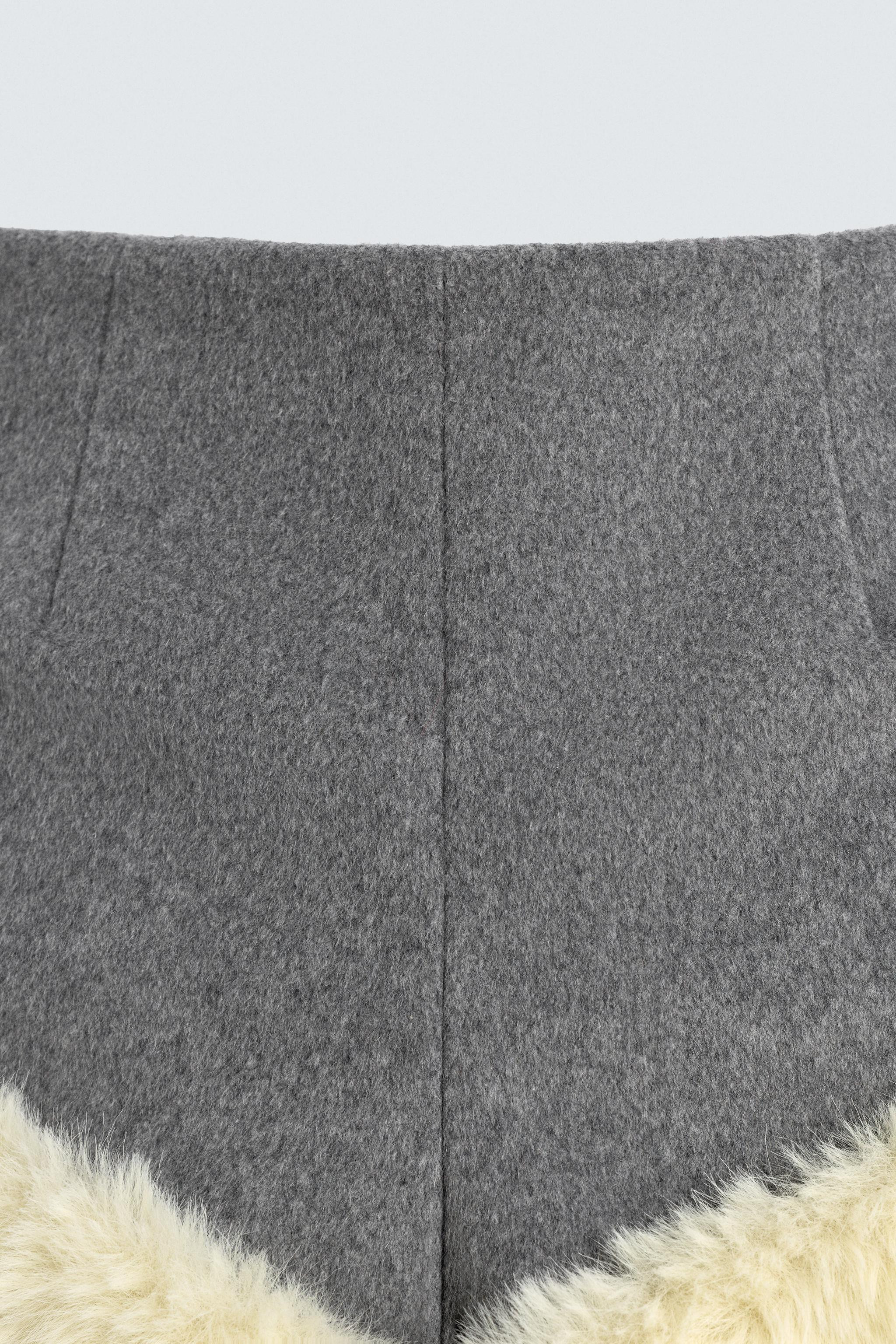 CONTRAST FAUX FUR SHORTS HARRY LAMBERT FOR ZARA X DISNEY | Zara US