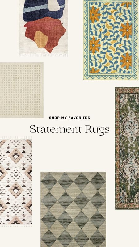 Express the way you feel or the way you want the room to feel, shop these statement rugs from Amazon! 

#LTKhome #LTKunder100 #LTKunder50
