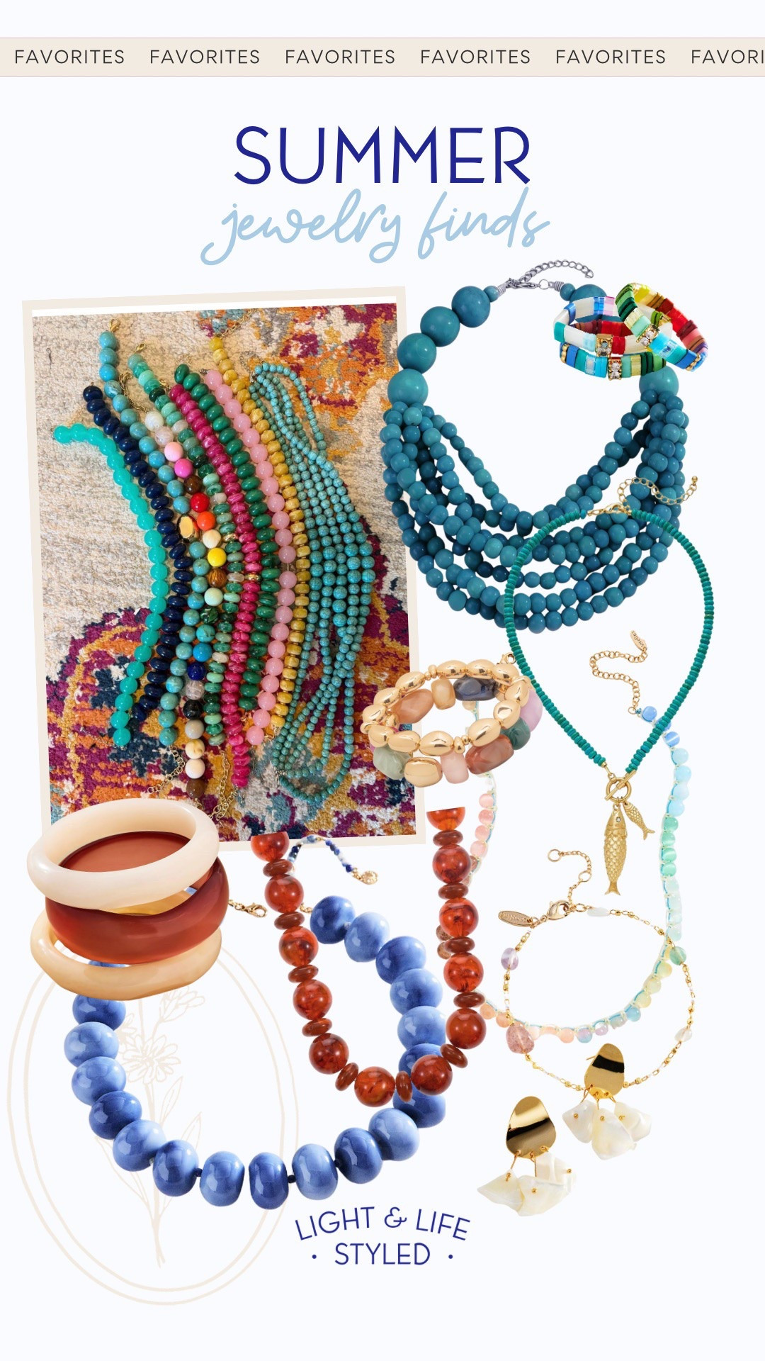 Chunky beaded jewelry is all the hype right now, and I’ve rounded up all the cutest options. These are all in trend, work well with a number of outfits, and won’t break the bank.

#LTKOver40 #LTKPetite #LTKSeasonal