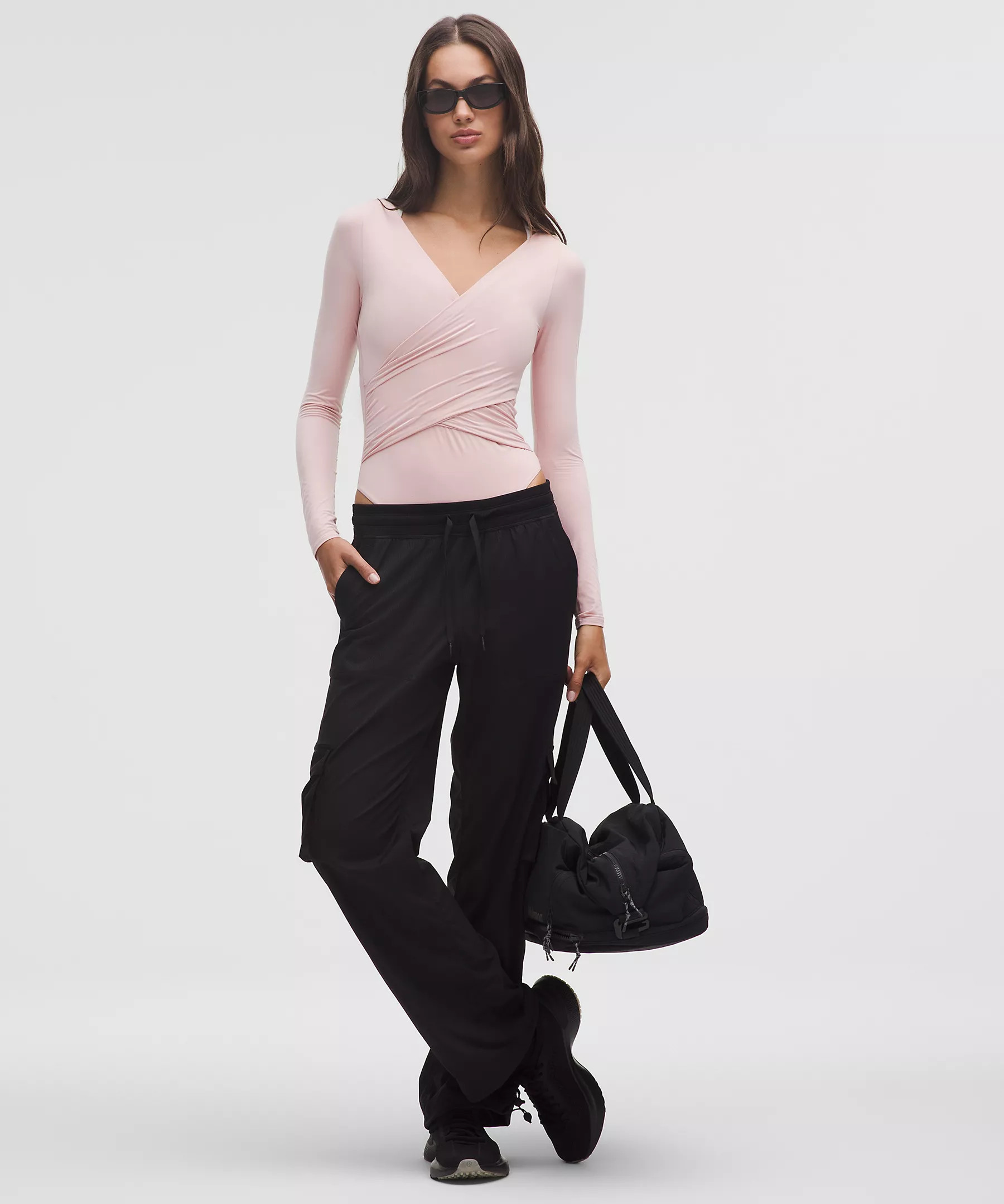 Wundermost Ultra-Soft Nulu Wrap-Front Long-Sleeve Bodysuit | Lululemon (US)