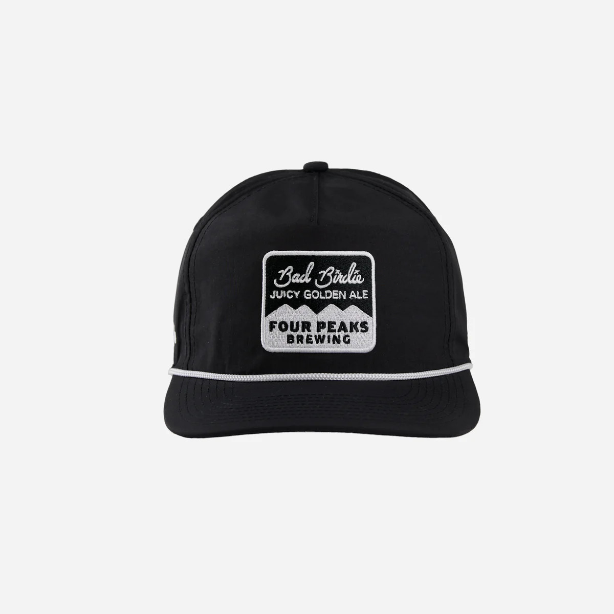 Four Peaks Patch Rope Hat - Black & White | Bad Birdie