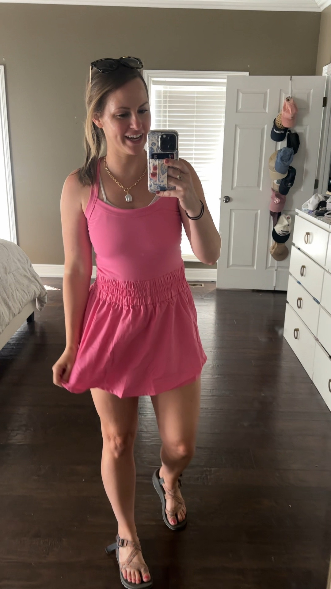 Cute casual / active outfit I wore to the creek! It’s a pull on style romper. Got lots of compliments on it!! I also go the black one. I’m in the size M. 

#LTKActive #LTKSeasonal #LTKTravel