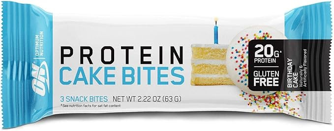 Optimum Nutrition Protein Cake Bites, Whipped Protein Bars, On the Go, Low Sugar, Protein Dessert... | Amazon (US)