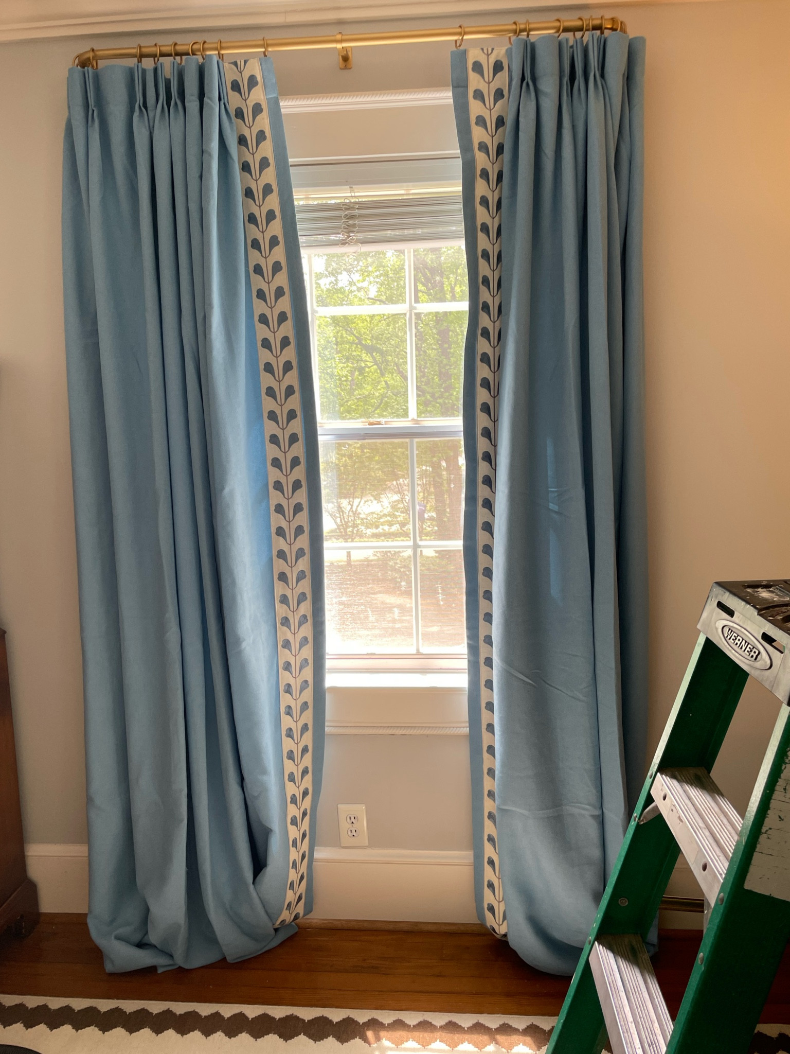 Trim curtain blackout WIP French rod gold curtain rod followthefind 

#LTKsalealert #LTKfamily #LTKhome