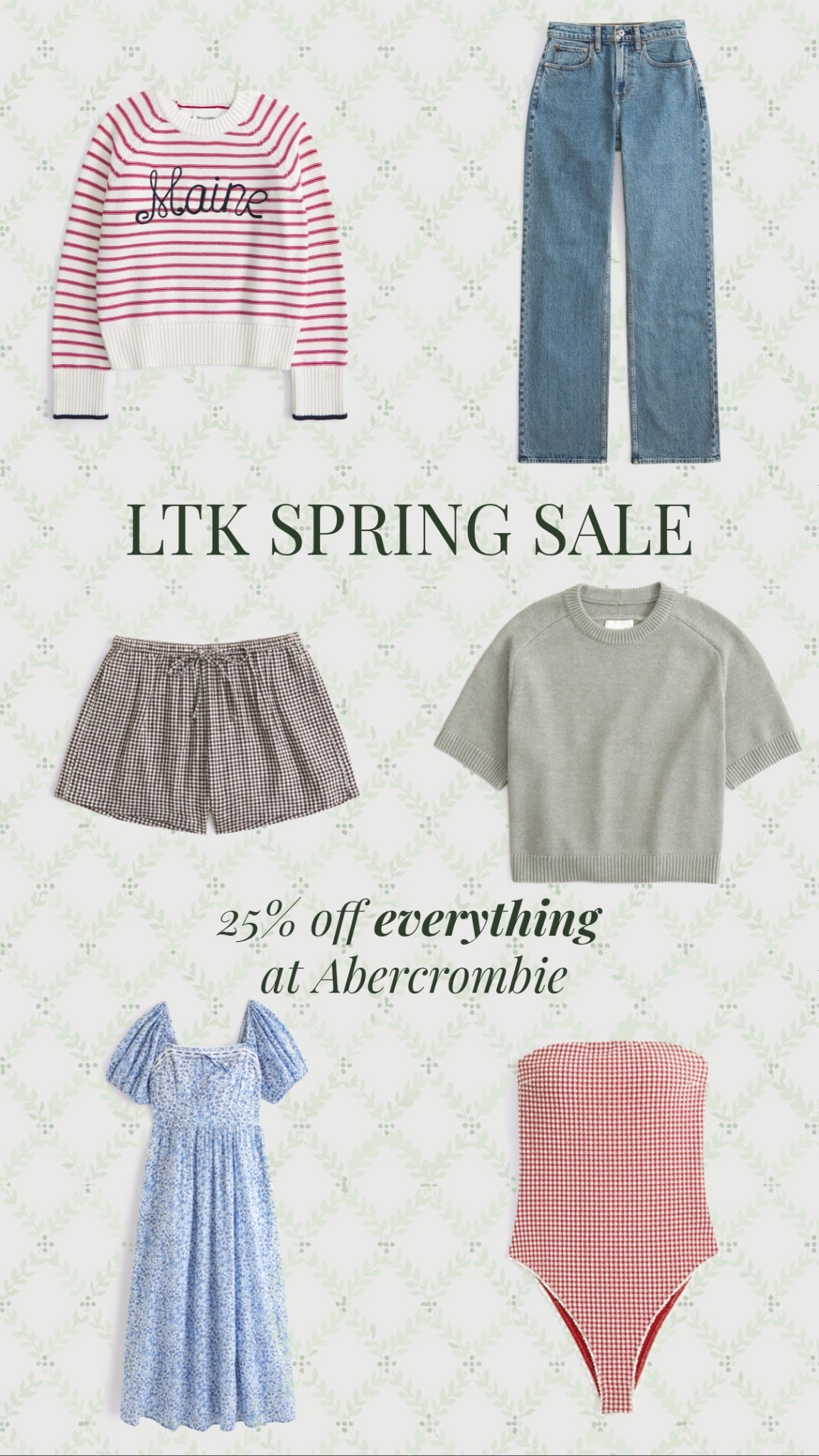 25% off everything at @abercrombie during the LTK spring sale! Tap on any product to copy the exclusive discount code👇🏼

Sale runs 3/12-15!

#LTKSpringSale #LTKSaleAlert