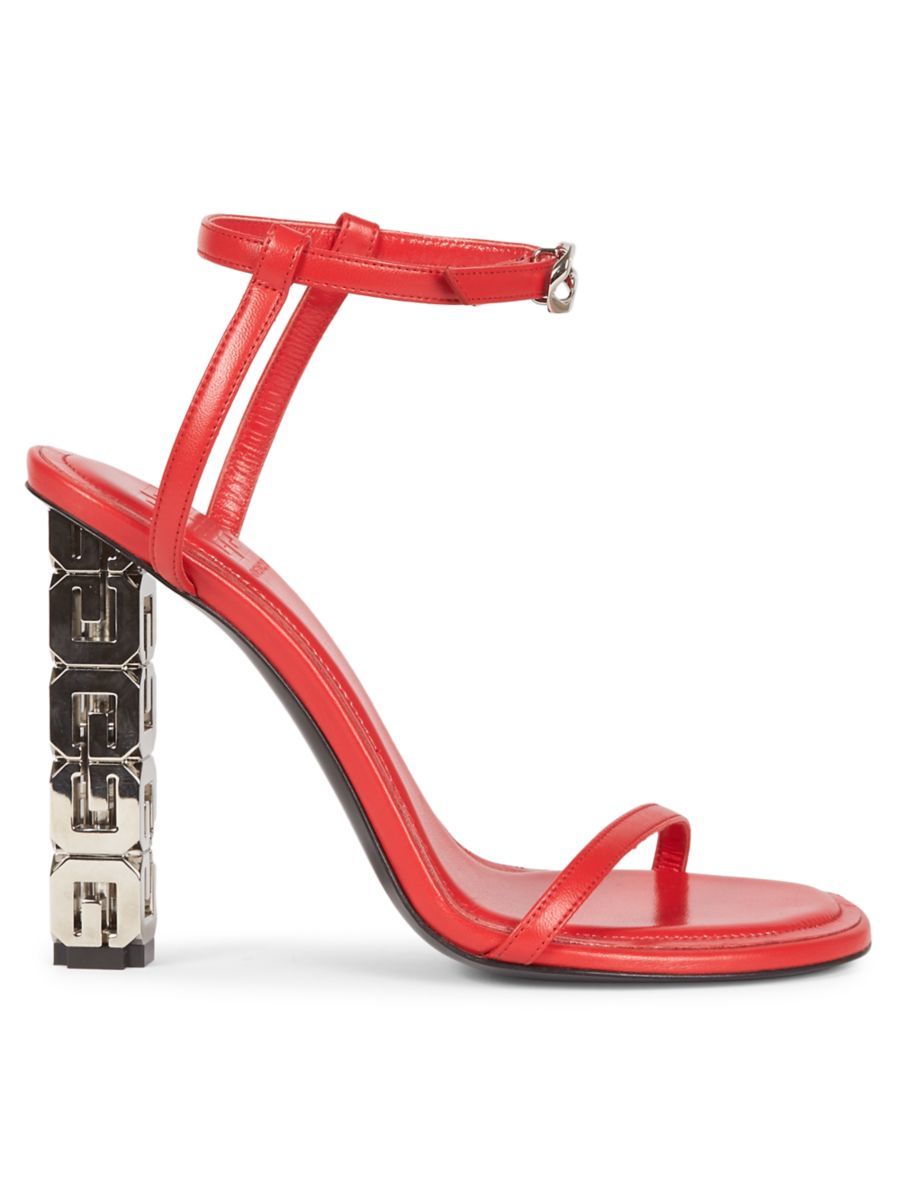 Givenchy G Cube Leather Sandals | Saks Fifth Avenue