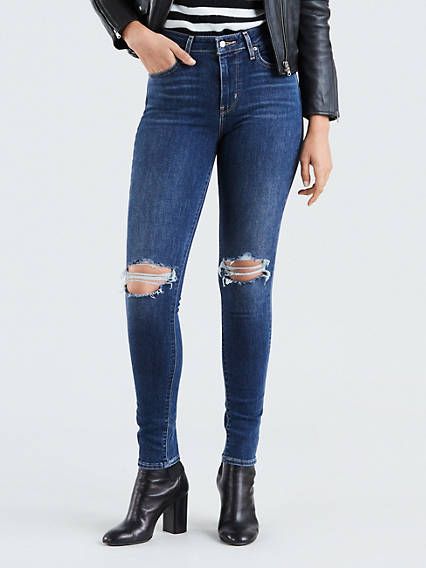 Levi's 721 High Rise Ripped Skinny Jeans - Women's 24x28 | LEVI'S (US)