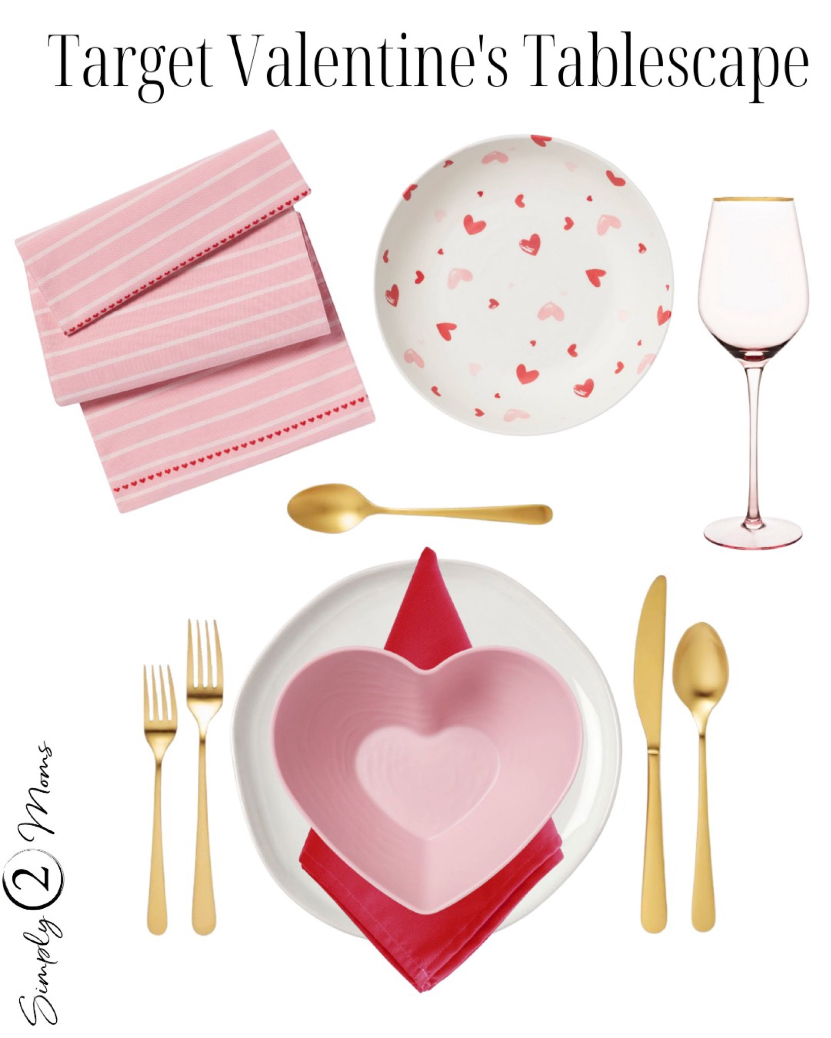 Step up your Valentine’s Day party, or Galentine’s dinner with this adorable table scape from Target! #target #valentines

#LTKunder100 #LTKhome #LTKSeasonal
