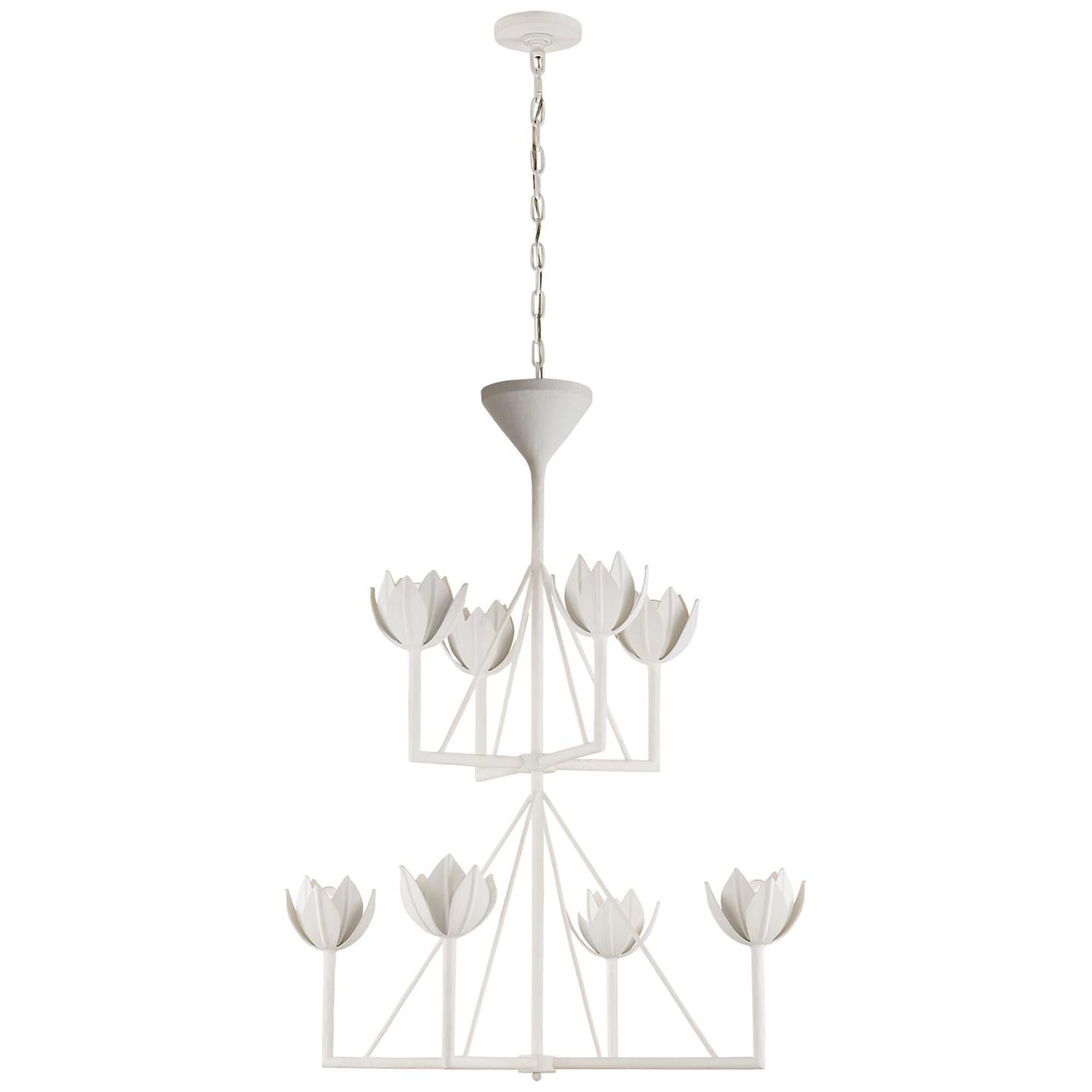 Julie Neill Alberto 33 Inch 8 Light Chandelier by Visual Comfort and Co. | Capitol Lighting 1800lighting.com