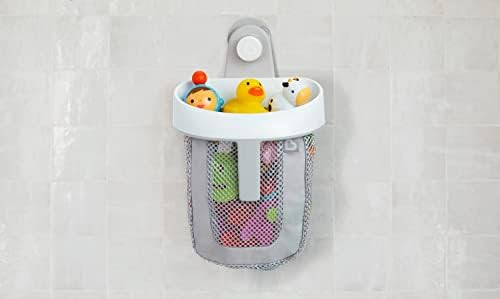 Munchkin Hanging Bath Toy Storage with Quick Drying Mesh, Grey | Amazon (US)