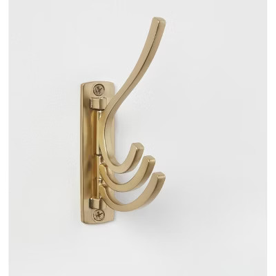 Modern Octopus Multi Swivel Hook Gold - Brightroom™ | Target