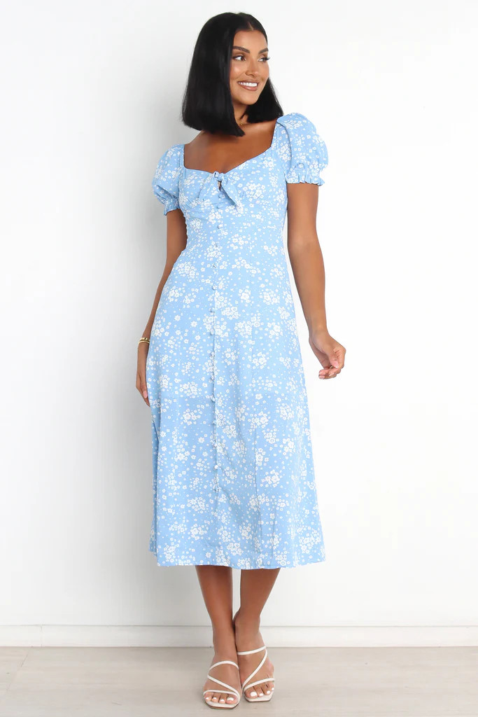 Lotus Dress - Blue | Petal & Pup (AU)